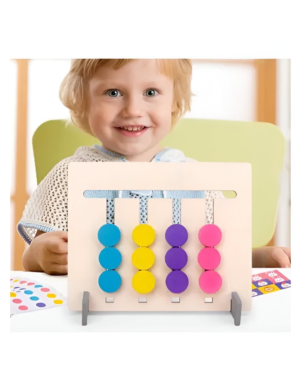 Juego Madera Encastre Figura Coordinacion Aprendizaje Niños