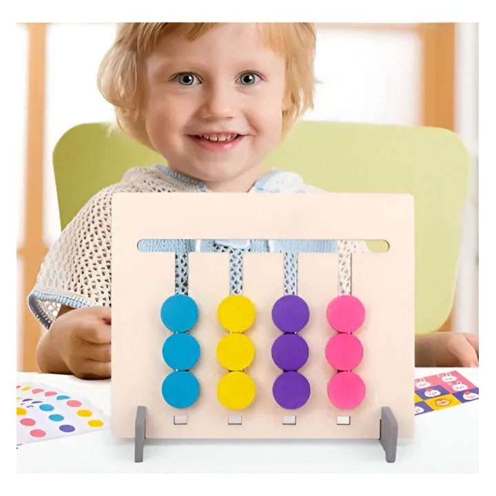Juego Madera Encastre Figura Coordinacion Aprendizaje Niños