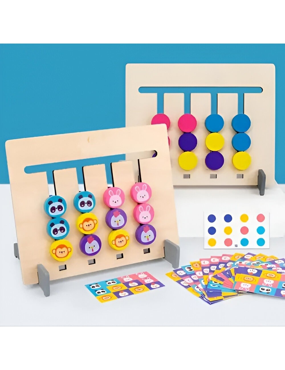 Juego Madera Encastre Figura Coordinacion Aprendizaje Niños