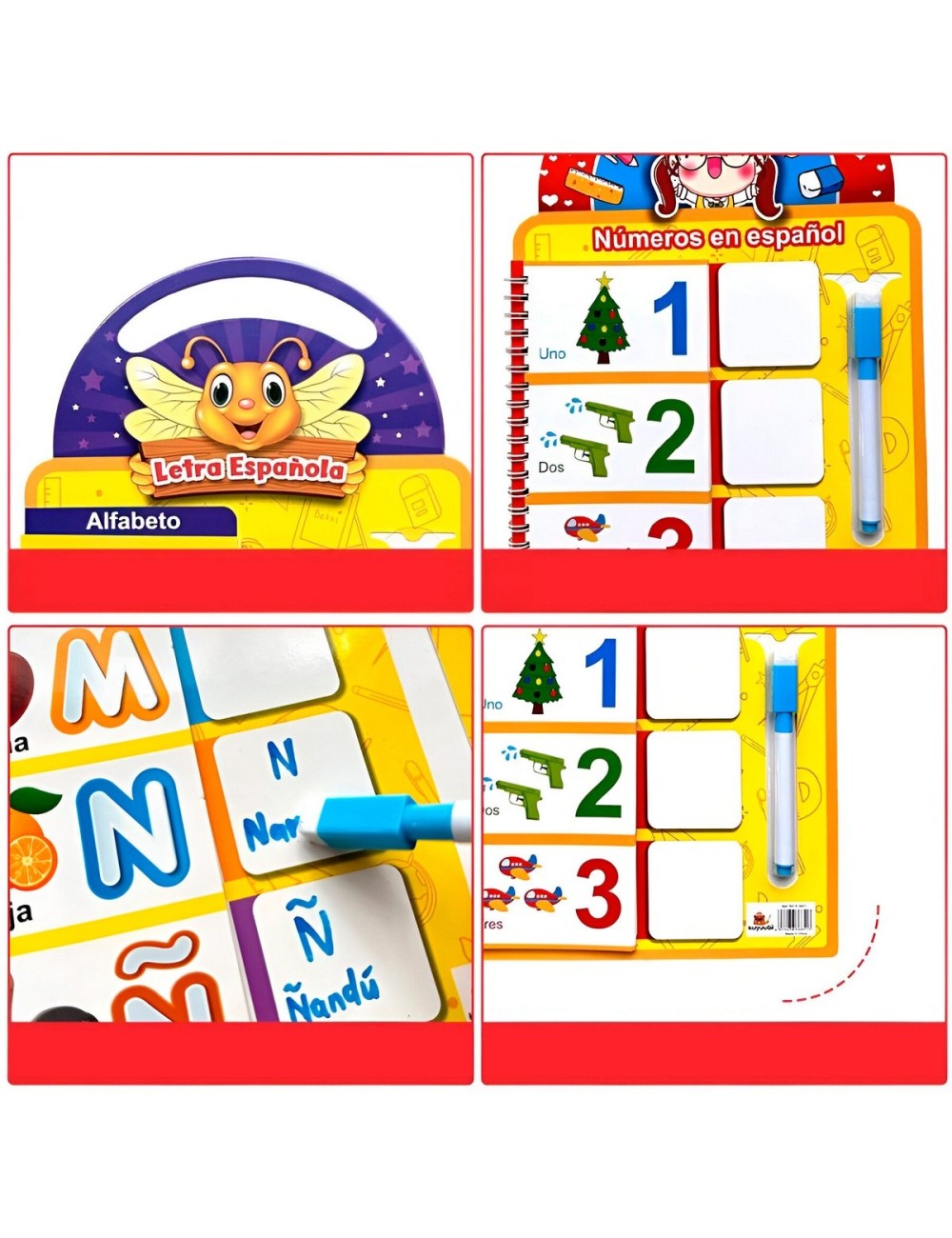 Libro Didáctico Interactivo Aprendizaje Alfabeto Letras