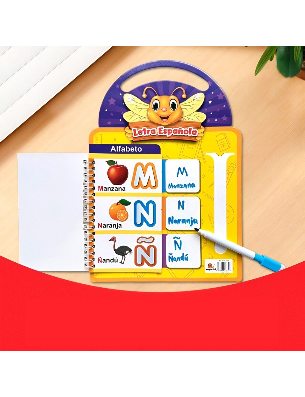 Libro Didáctico Interactivo Aprendizaje Alfabeto Letras