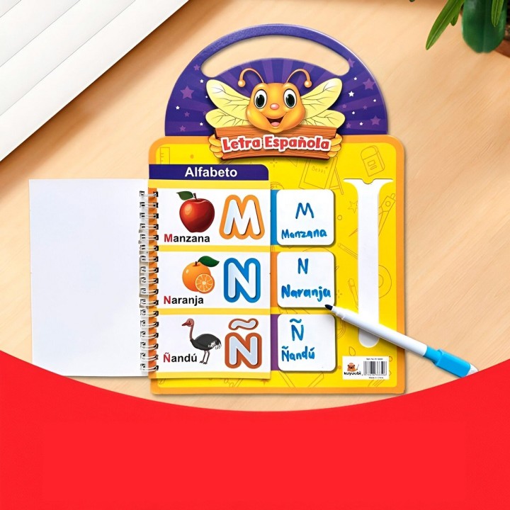 Libro Didáctico Interactivo Aprendizaje Alfabeto Letras