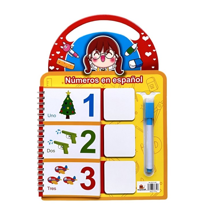 Libro Didáctico Interactivo Aprendizaje Numeros Figuras
