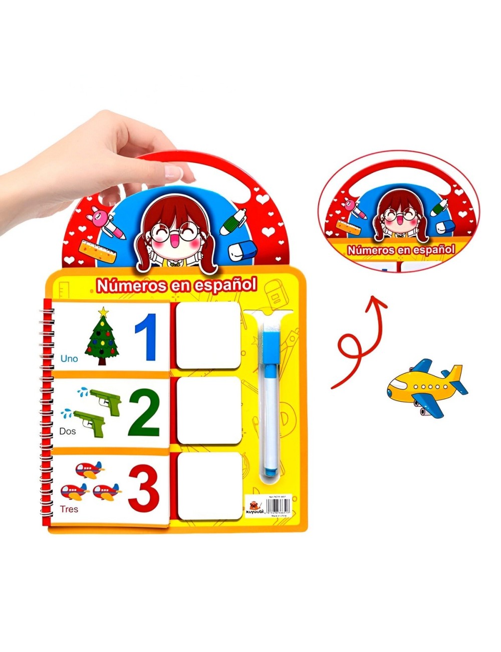 Libro Didáctico Interactivo Aprendizaje Numeros Figuras