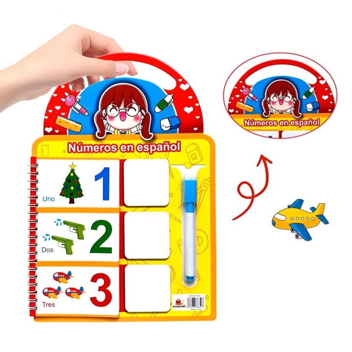 Libro Didáctico Interactivo Aprendizaje Numeros Figuras