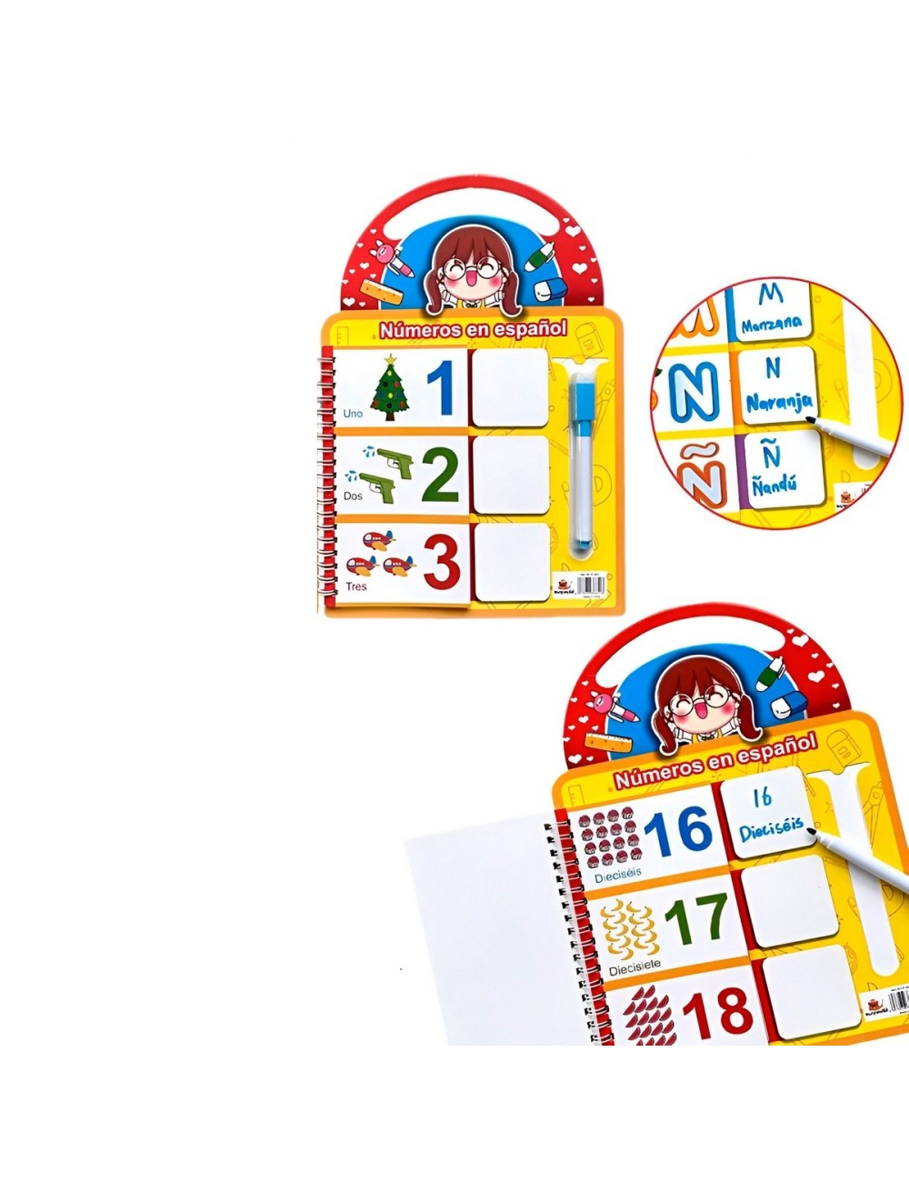 Libro Didáctico Interactivo Aprendizaje Numeros Figuras
