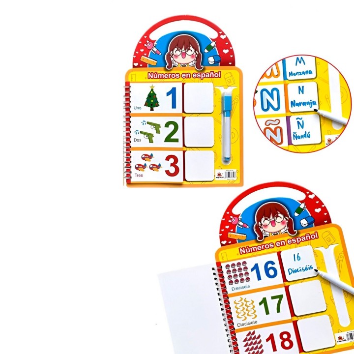 Libro Didáctico Interactivo Aprendizaje Numeros Figuras