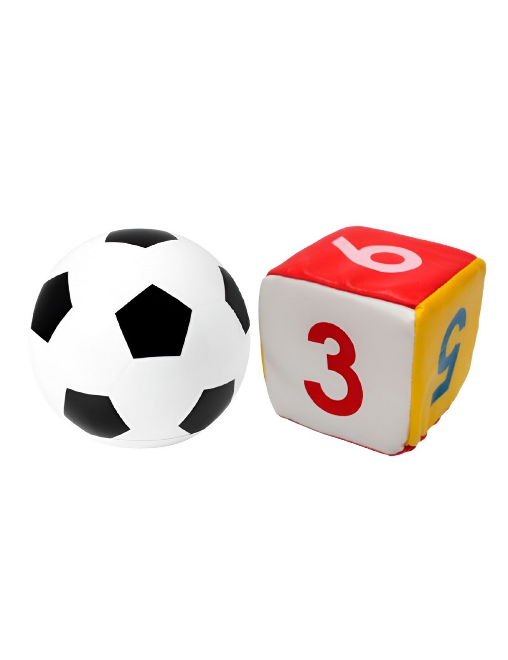 Pelota Futbol Cubo Numeros Juguete Niños Bebe