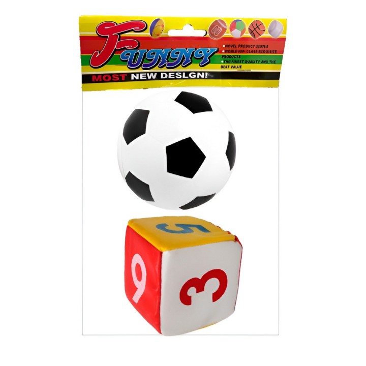 Pelota Futbol Cubo Numeros Juguete Niños Bebe