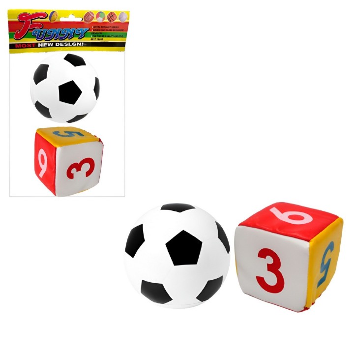 Pelota Futbol Cubo Numeros Juguete Niños Bebe