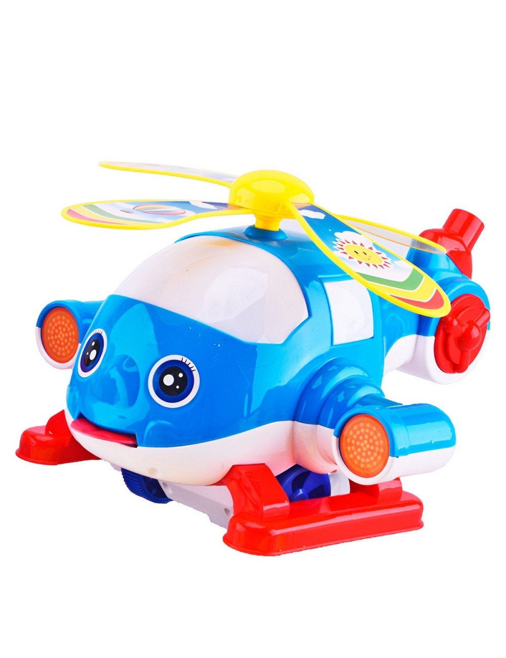 Avion Helicoptero Movimiento Arrastre Niños Juguete