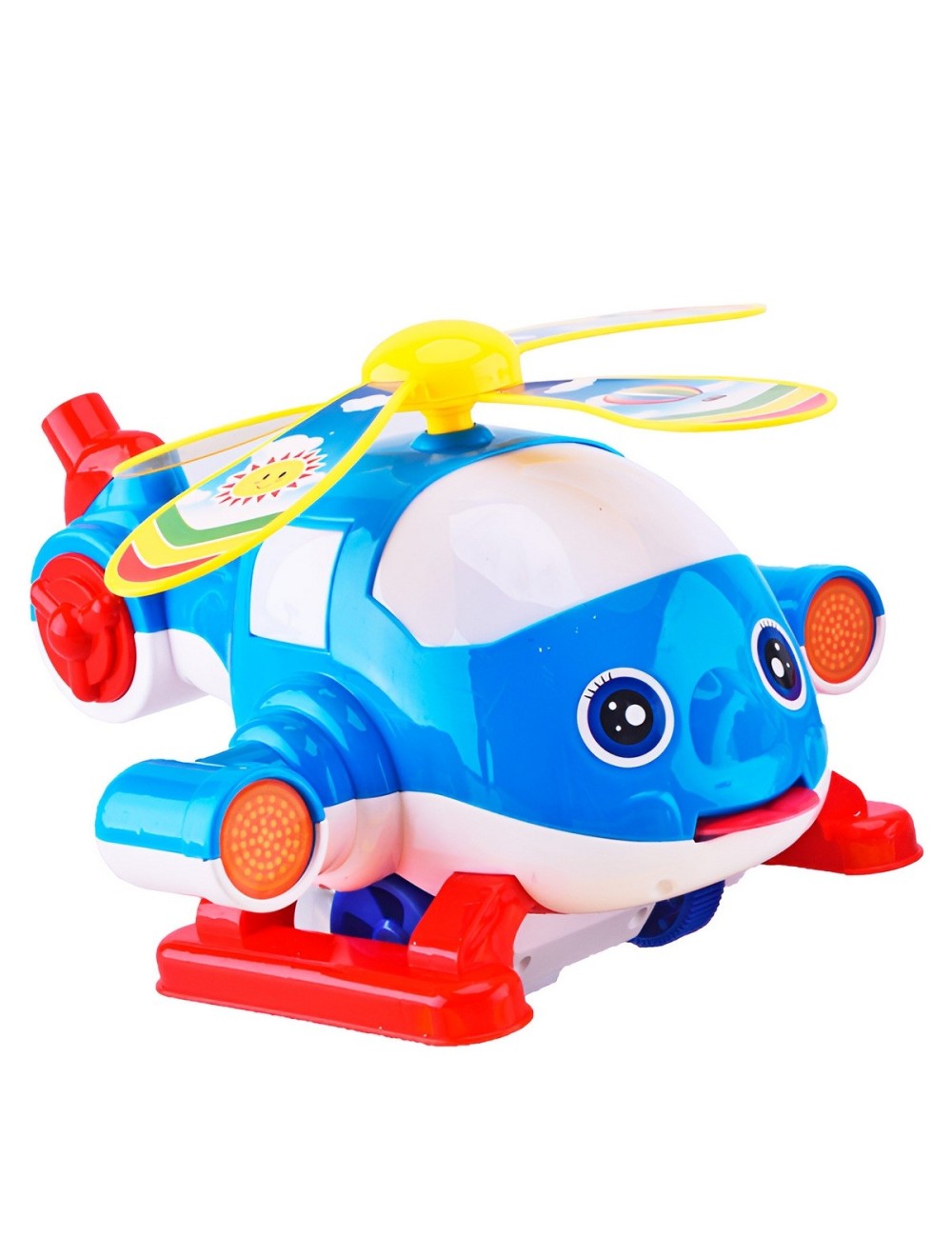 Avion Helicoptero Movimiento Arrastre Niños Juguete