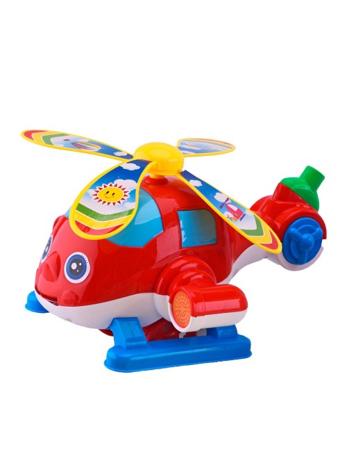 Avion Helicoptero Movimiento Arrastre Niños Juguete