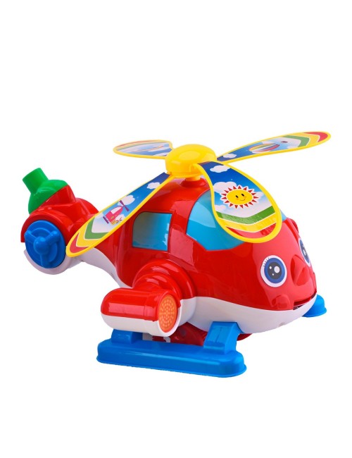 Avion Helicoptero Movimiento Arrastre Niños Juguete