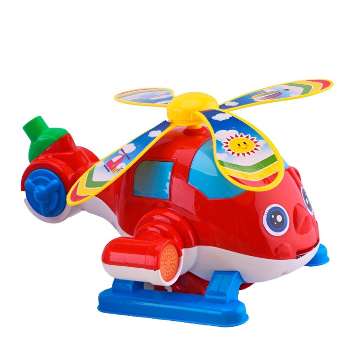Avion Helicoptero Movimiento Arrastre Niños Juguete
