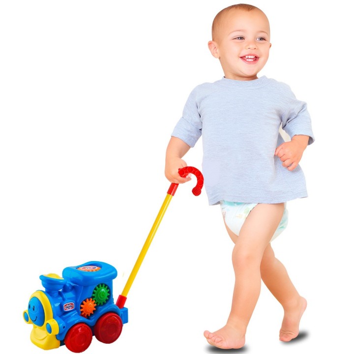 Tren Movimiento Arrastre Niños Juguete
