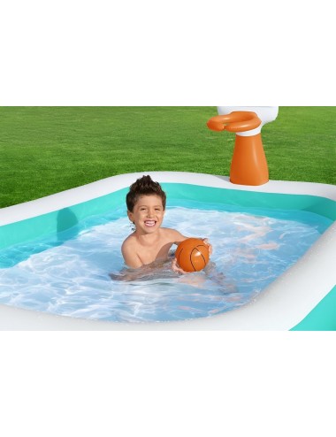 Alberca Inflable Básquet Pelota Diversión Bestway 54445