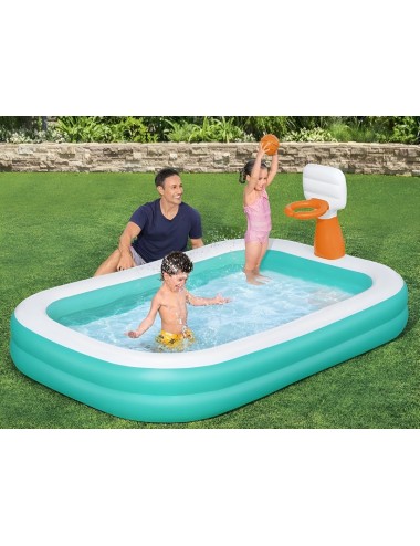 Alberca Inflable Básquet Pelota Diversión Bestway 54445