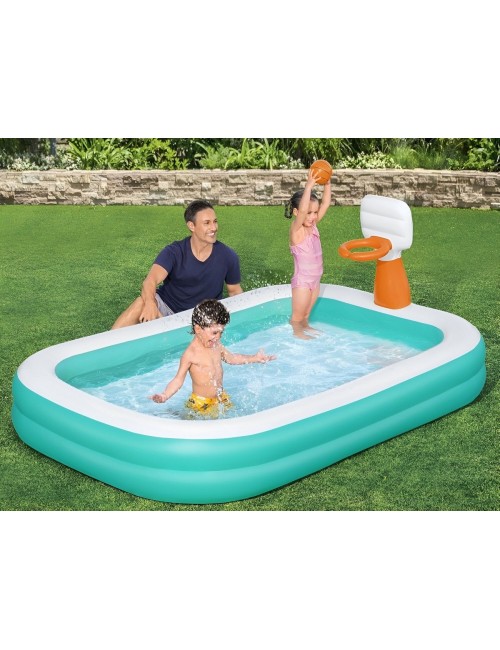 Alberca Inflable Básquet Pelota Diversión Bestway 54445