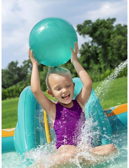 Alberca Inflable Resbaladero Patin Bestway 53164
