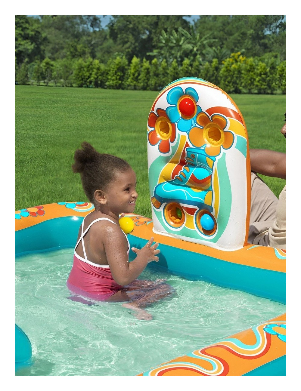 Alberca Inflable Resbaladero Patin Bestway 53164