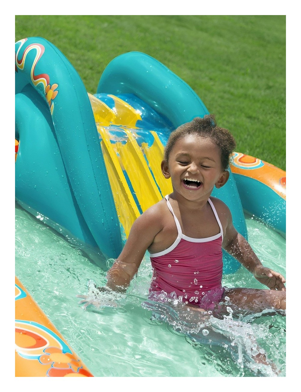 Alberca Inflable Resbaladero Patin Bestway 53164