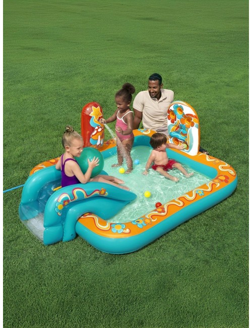 Alberca Inflable Resbaladero Patin Bestway 53164