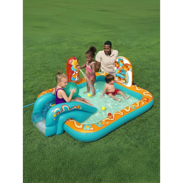 Alberca Inflable Resbaladero Patin Bestway 53164