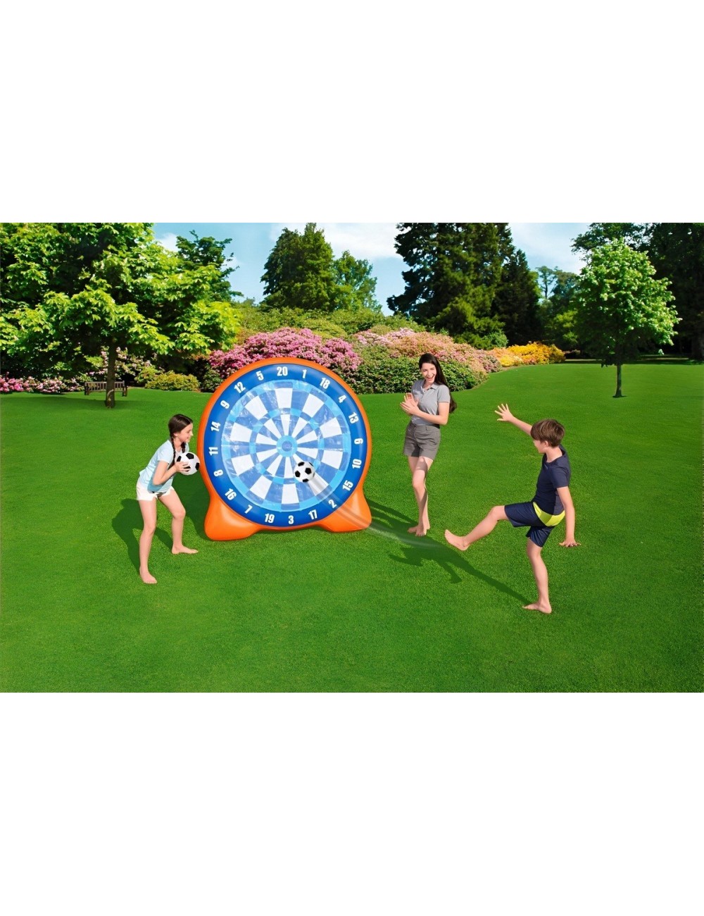 Dale Al Blanco Diversión Inflable Puntería Bestway 52307