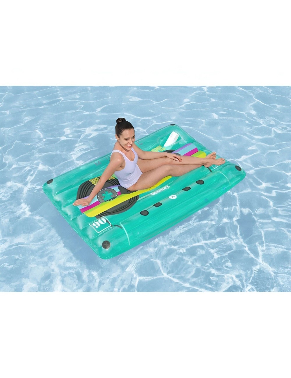 Flotador Estilo Cassette Cama Relax Flotante Bestway 43649