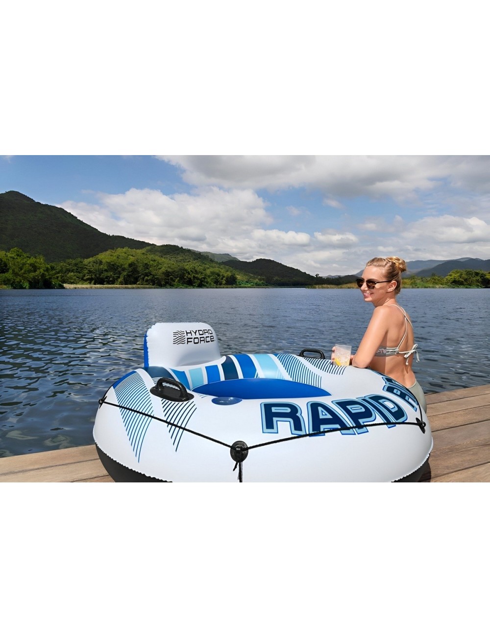 Inflable Flotador Piscina Rio Aventura Bestway 43116