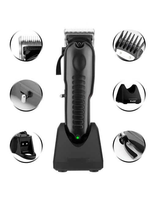 Maquina Peluqueria Cortadora De Pelo Waer Wa-2333 Accesorios