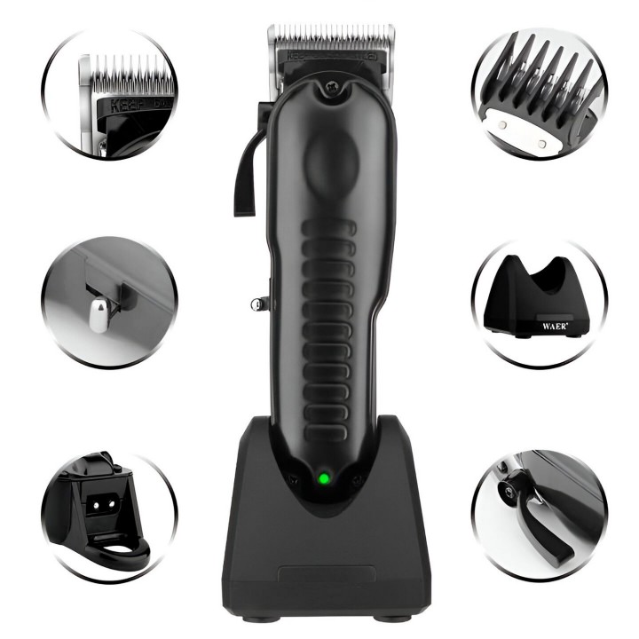 Maquina Peluqueria Cortadora De Pelo Waer Wa-2333 Accesorios