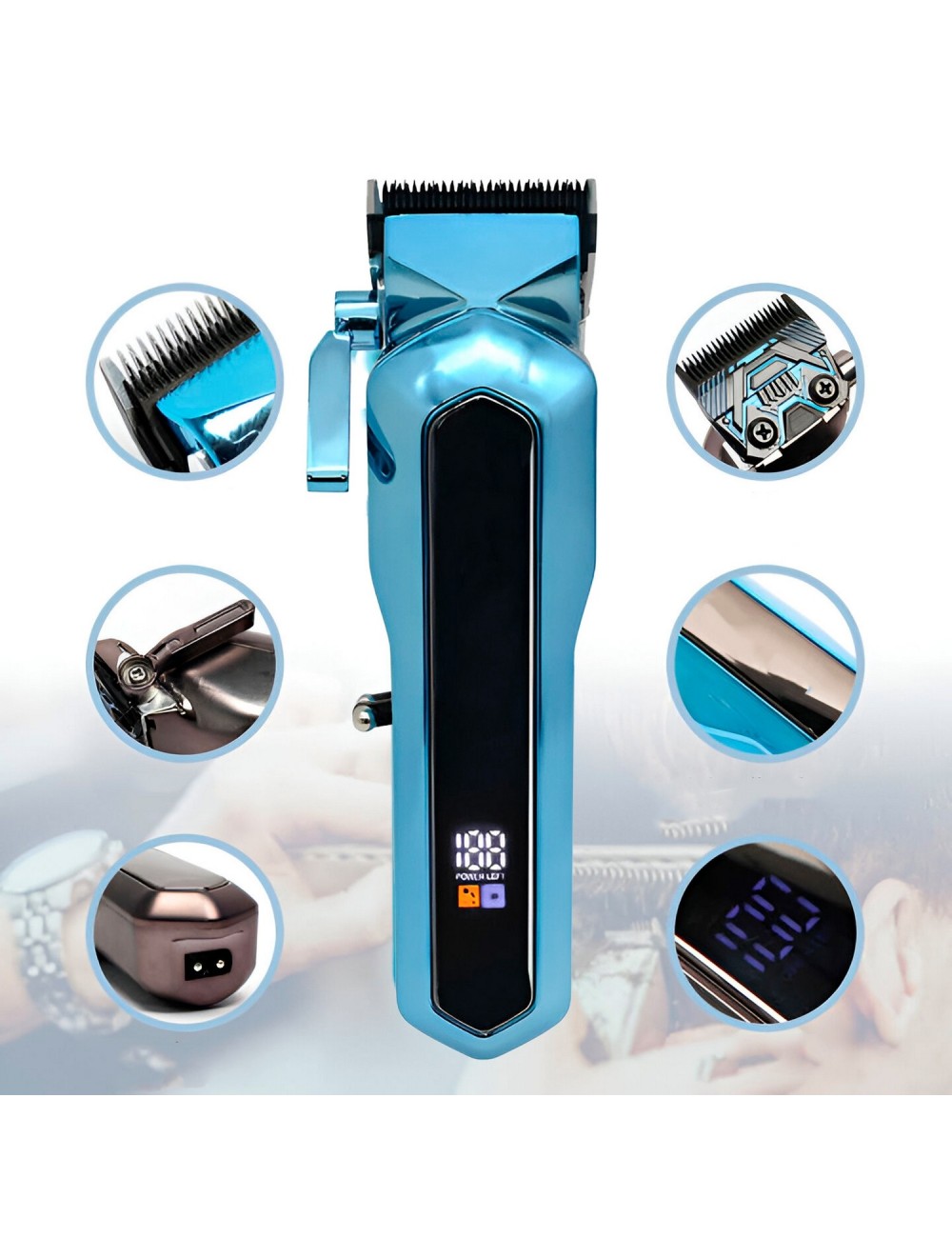 Maquina Peluqueria Cortadora De Pelo Waer Wa-0107 Accesorios