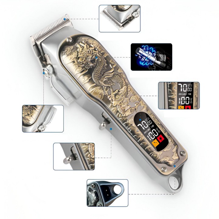 Maquina Peluqueria Cortadora De Pelo Waer Wa-043 Accesorios