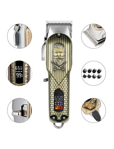 Maquina Peluqueria Cortadora De Pelo Waer Wa-2908 Accesorios