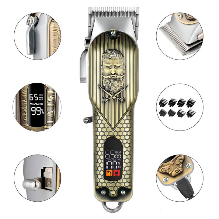 Maquina Peluqueria Cortadora De Pelo Waer Wa-2908 Accesorios
