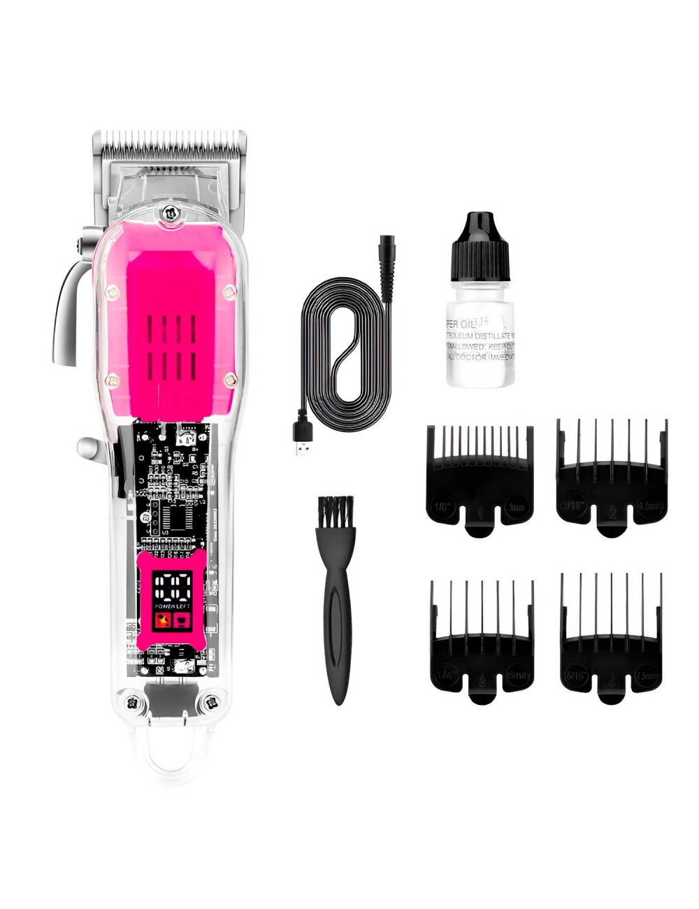 Maquina Peluqueria Cortadora De Pelo Waer Wa-2306 Accesorios