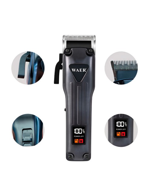 Maquina Peluqueria Cortadora De Pelo Waer Wa-0211 Accesorios