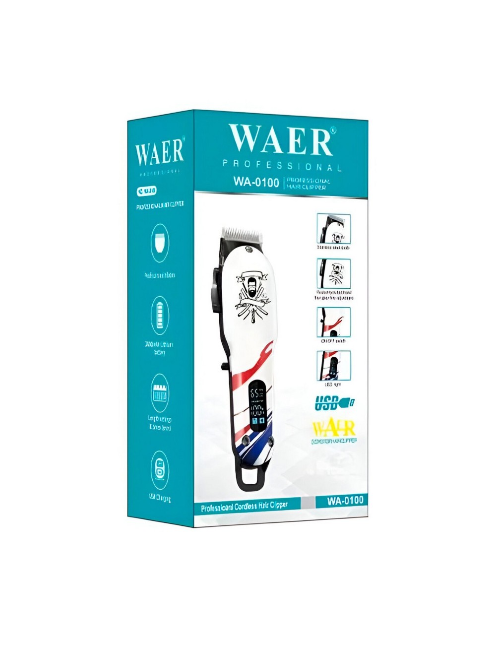 Maquina Peluqueria Cortadora De Pelo Waer Wa-0100 Accesorio