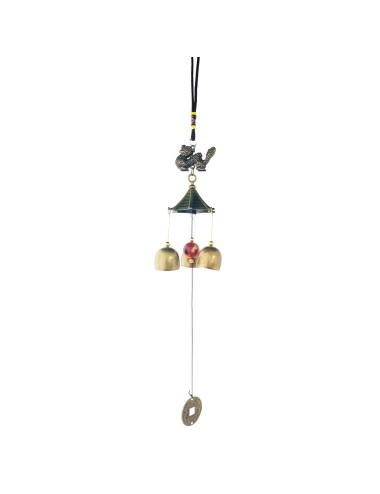 Móvil Artesanal Campana Dragon Chino Decorativo Nl2401-129