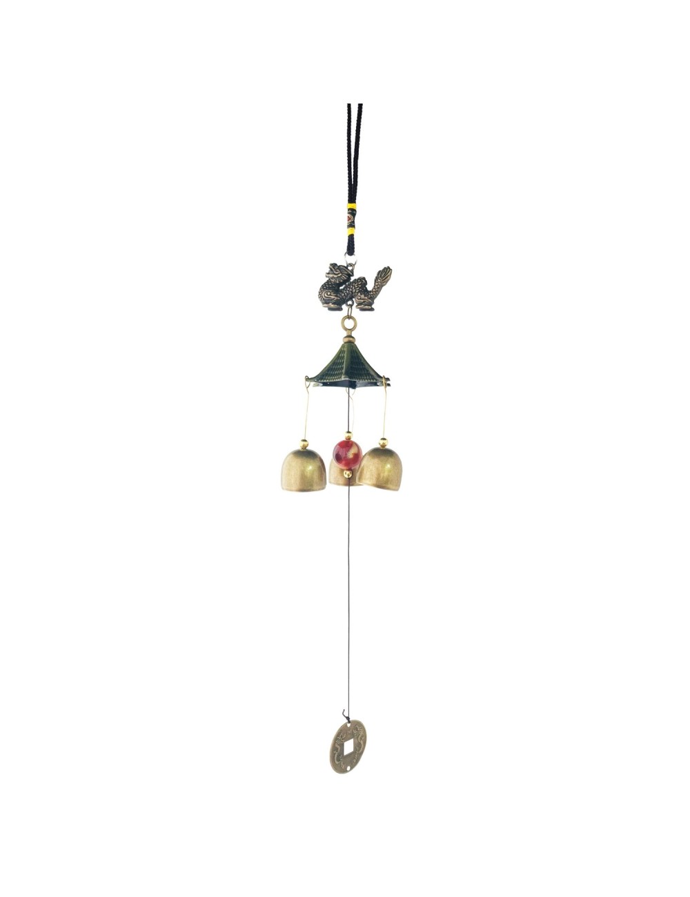 Móvil Artesanal Campana Dragon Chino Decorativo Nl2401-129
