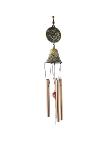Móvil Artesanal Campana Dragon Chino Decorativo Nl2401-131