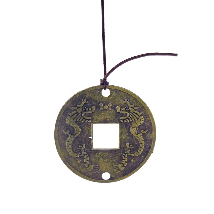 Móvil Artesanal Campana Dragon Chino Decorativo Nl2401-131