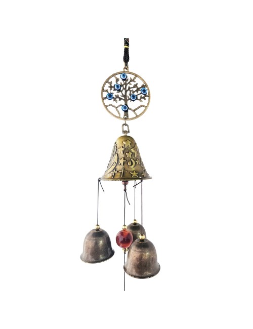 Móvil Artesanal Campana Arbol Decorativo Nl2401-132b