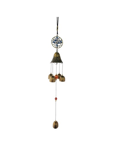 Móvil Artesanal Campana Arbol Decorativo Nl2401-133a