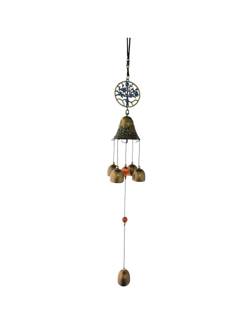 Móvil Artesanal Campana Arbol Decorativo Nl2401-133a