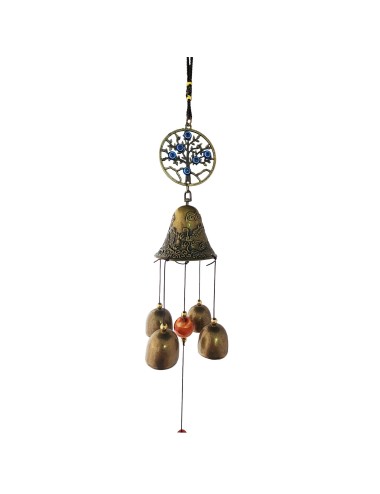 Móvil Artesanal Campana Arbol Decorativo Nl2401-133a