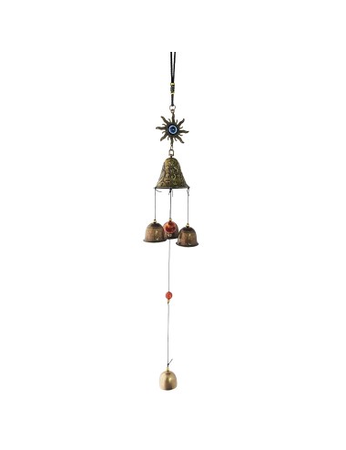 Móvil Artesanal Campana Estrella Decorativo Nl2401-133b