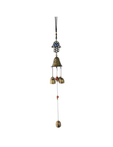 Móvil Artesanal Campana Mano Jamsa Decorativo Nl2401-133c
